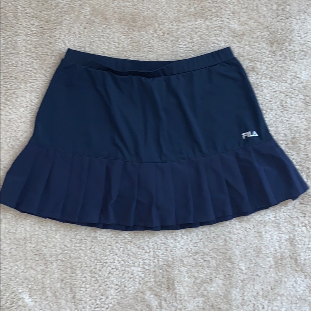 Navy FILA Tennis Skirt